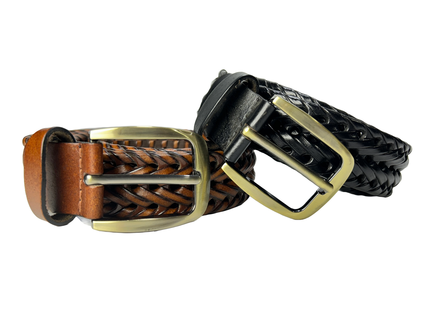 Braided Leather Belt