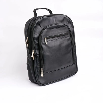 EXECUTIVE Leather Backpack (BLACK)