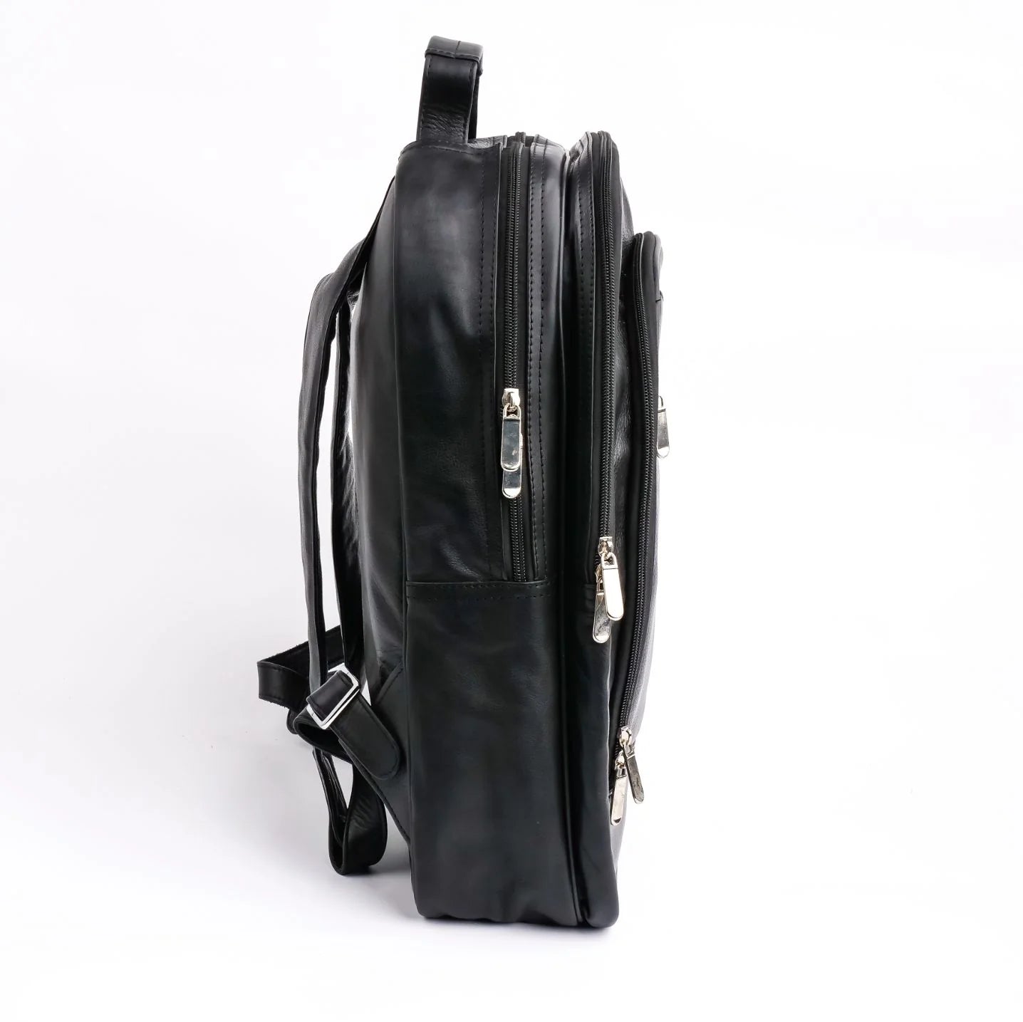 EXECUTIVE Leather Backpack (BLACK)