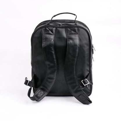 EXECUTIVE Leather Backpack (BLACK)