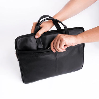 Ultra Slim Laptop Bag-Black