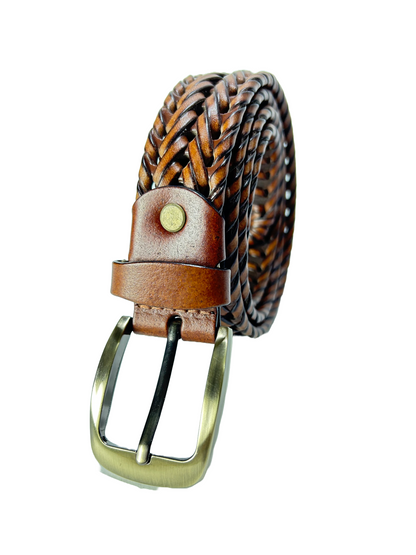 Braided Leather Belt