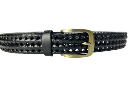 Braided Leather Belt