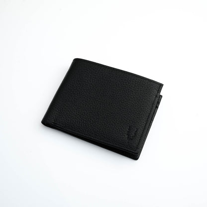 Zipper Milled Leather Wallet