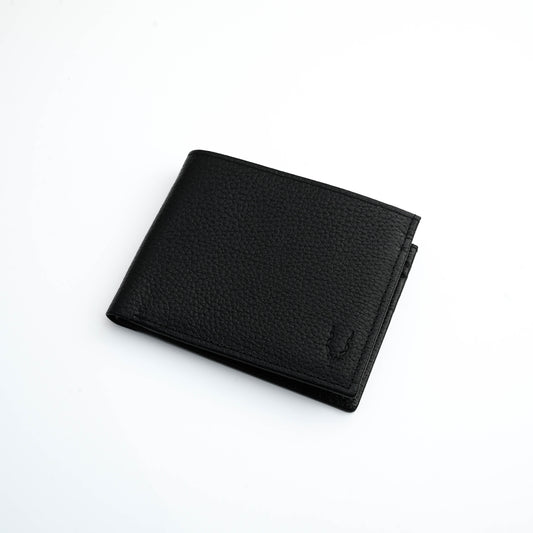 Zipper Milled Leather Wallet