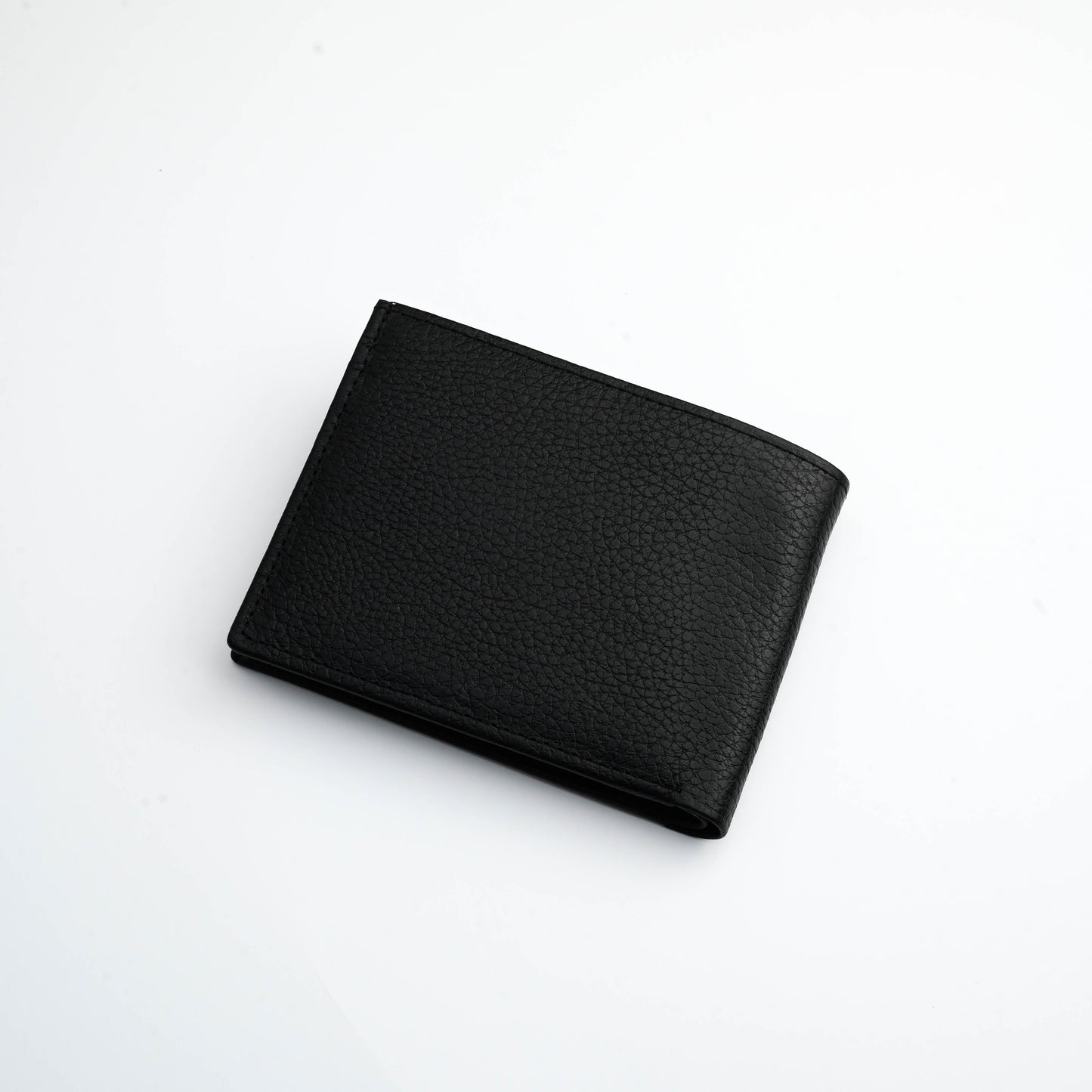 Zipper Milled Leather Wallet
