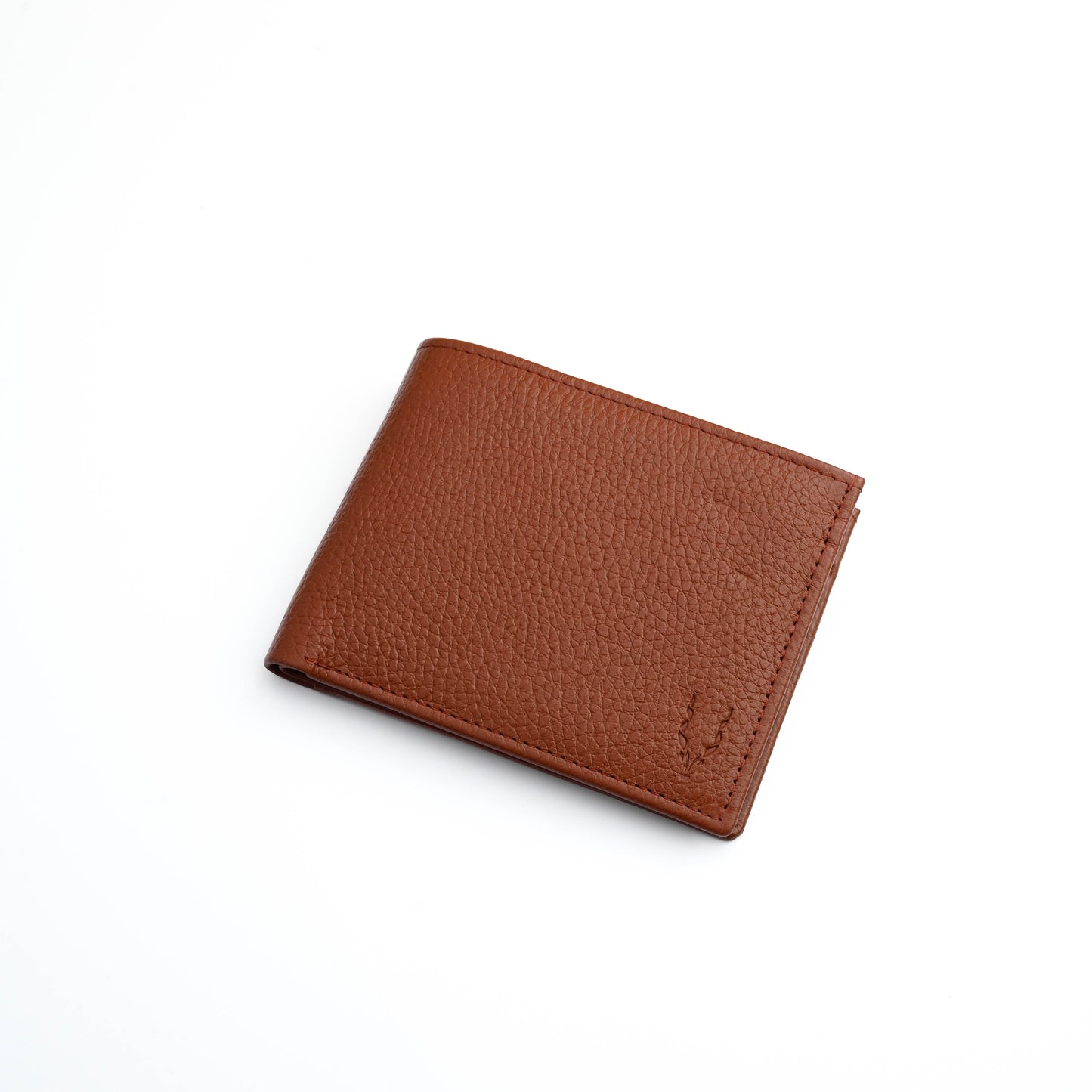 Zipper Milled Leather Wallet