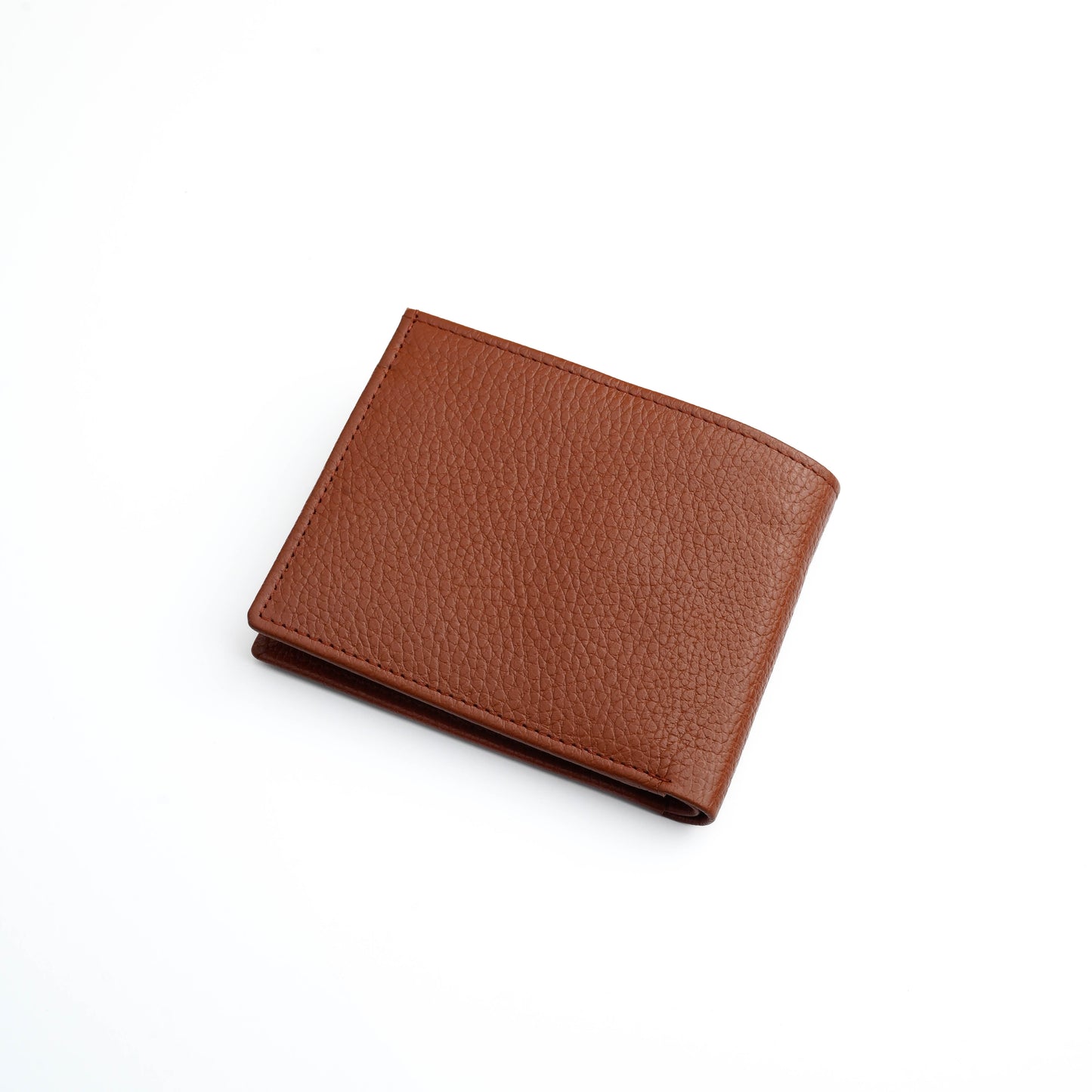 Zipper Milled Leather Wallet