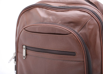 EXECUTIVE Leather Backpack (TAN)